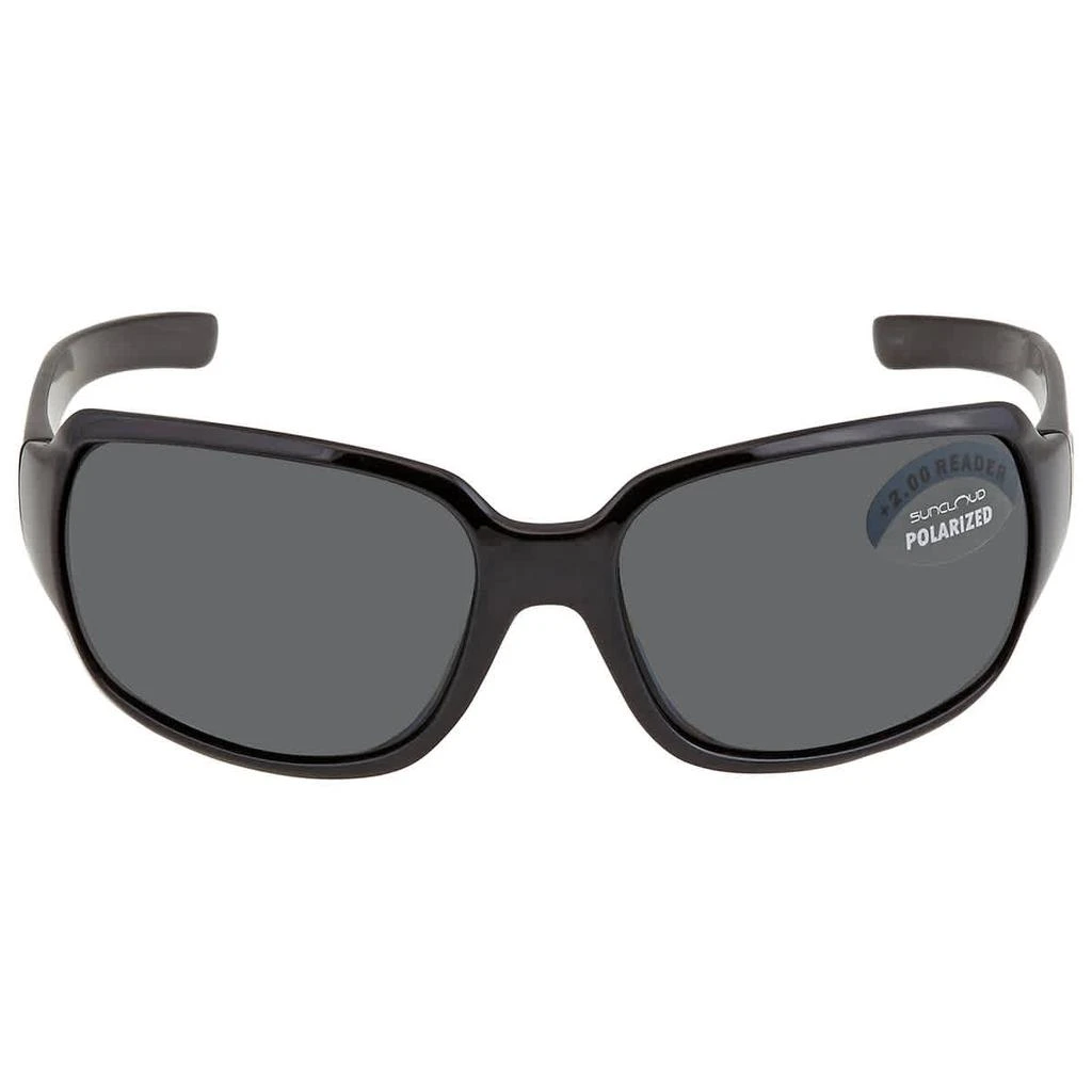 商品Suncloud|Cookie Bi-Focal Reader 2.00 Polarized Grey Oversized Ladies Sunglasses S-CO PPGYBK 66 2.00,价格¥175,第2张图片详细描述