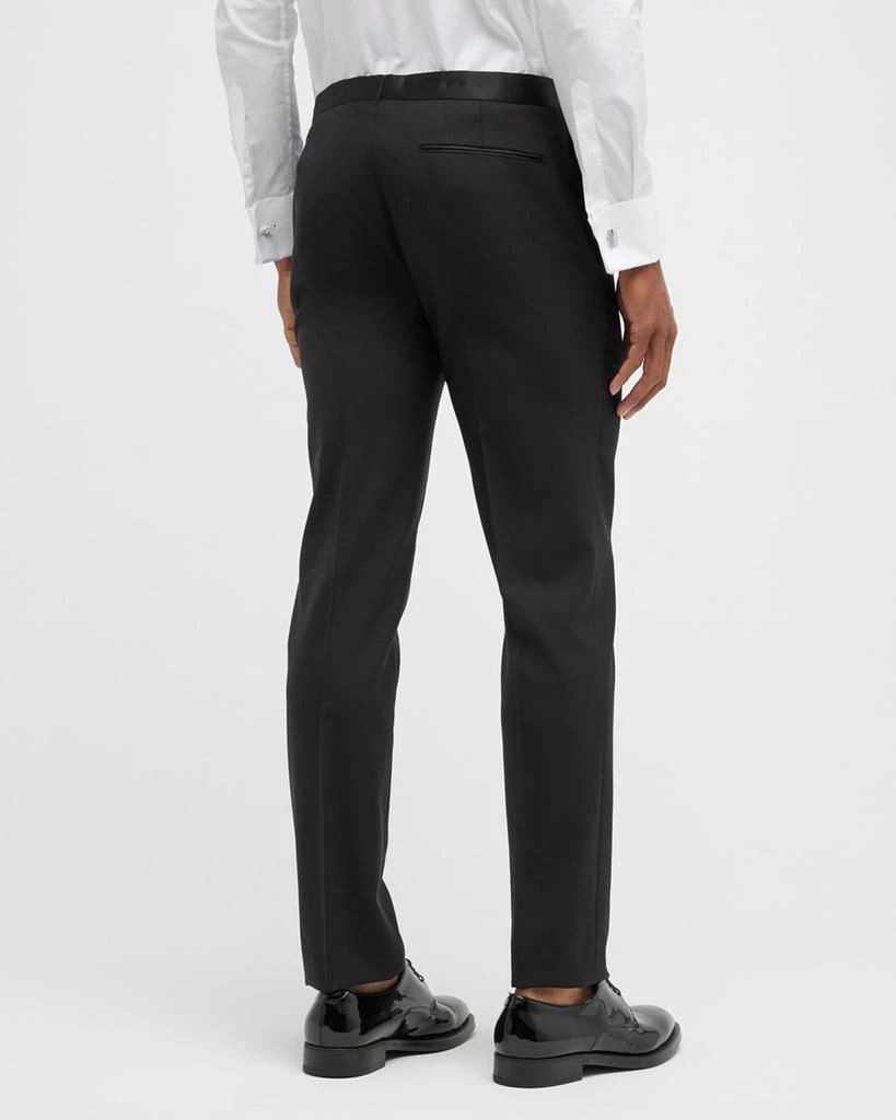 商品Theory|Men's Mayer Stretch-Wool Tuxedo Pants,价格¥2675,第3张图片详细描述