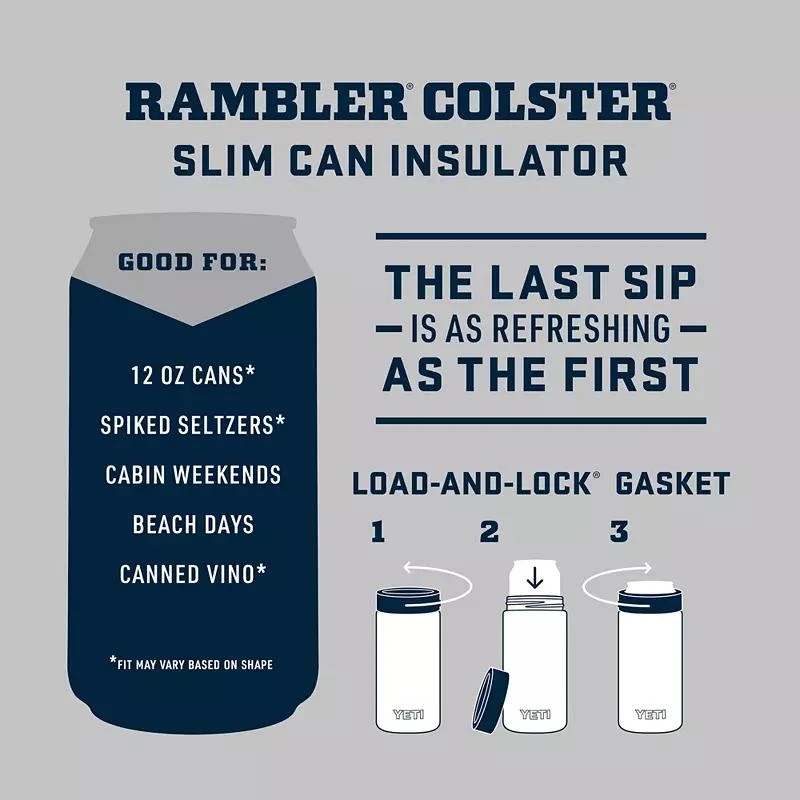YETI 12 oz. Rambler Colster Slim Can Insulator 商品