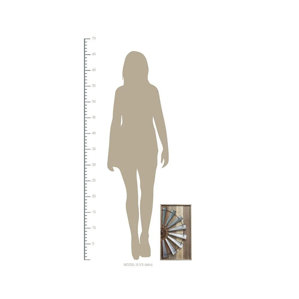 商品Stratton Home Décor|Stratton Home Decor Windmill Wall Decor,价格¥1017,第2张图片详细描述