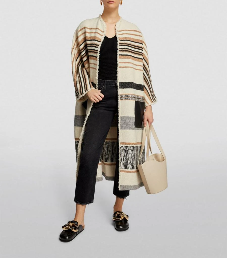 商品Maje|Striped Woven Jacket,价格¥1971,第2张图片详细描述