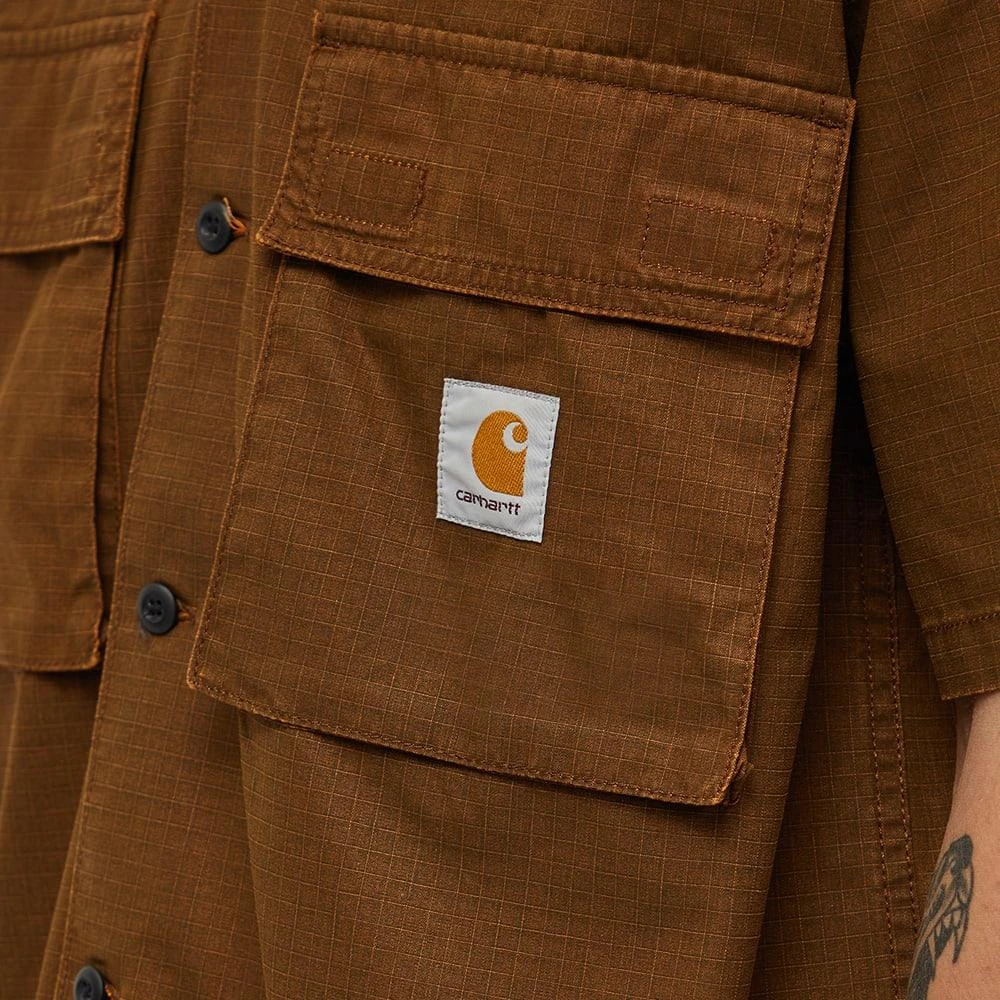 商品Carhartt|Carhartt WIP Short Sleeve Wynton Shirt,价格¥633,第5张图片详细描述