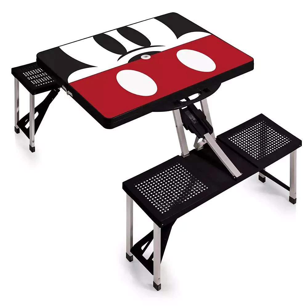 商品Disney|Mickey Mouse Silhouette Picnic Table Portable Folding Table with Seats,价格¥1374,第1张图片