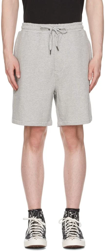 商品Ksubi|Gray 4 X 4 Shorts,价格¥330,第1张图片