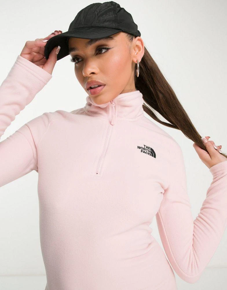 商品The North Face|The North Face Glacier fleece dress in pink Exclusive at ASOS,价格¥270,第3张图片详细描述