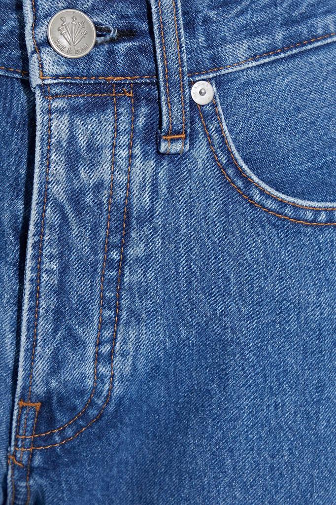 Maya cropped high-rise slim-leg jeans商品第4张图片规格展示