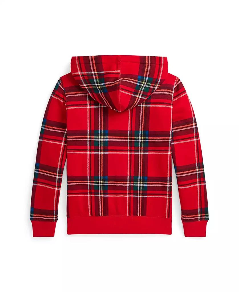 商品Ralph Lauren|Big Boys Plaid Fleece Full-Zip Hoodie,价格¥471,第2张图片详细描述