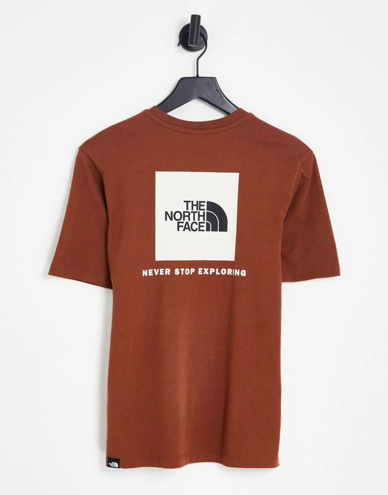 商品The North Face|The North Face Redbox t-shirt in brown Exclusive at ASOS,价格¥160,第1张图片