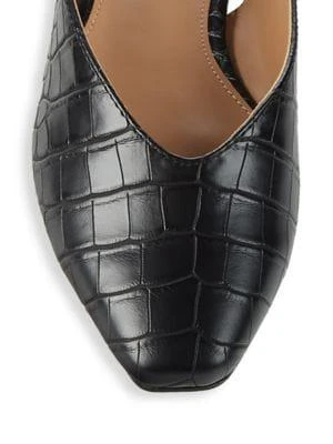 商品Sam Edelman|Omina Crocodile-Embossed Slingback Flats,价格¥158,第5张图片详细描述