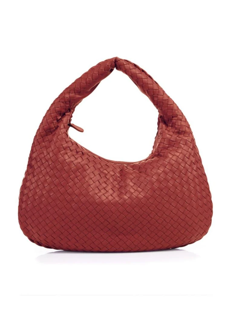 商品Bottega Veneta|Medium Veneta Leather Hobo Bag,价格¥17248,第1张图片