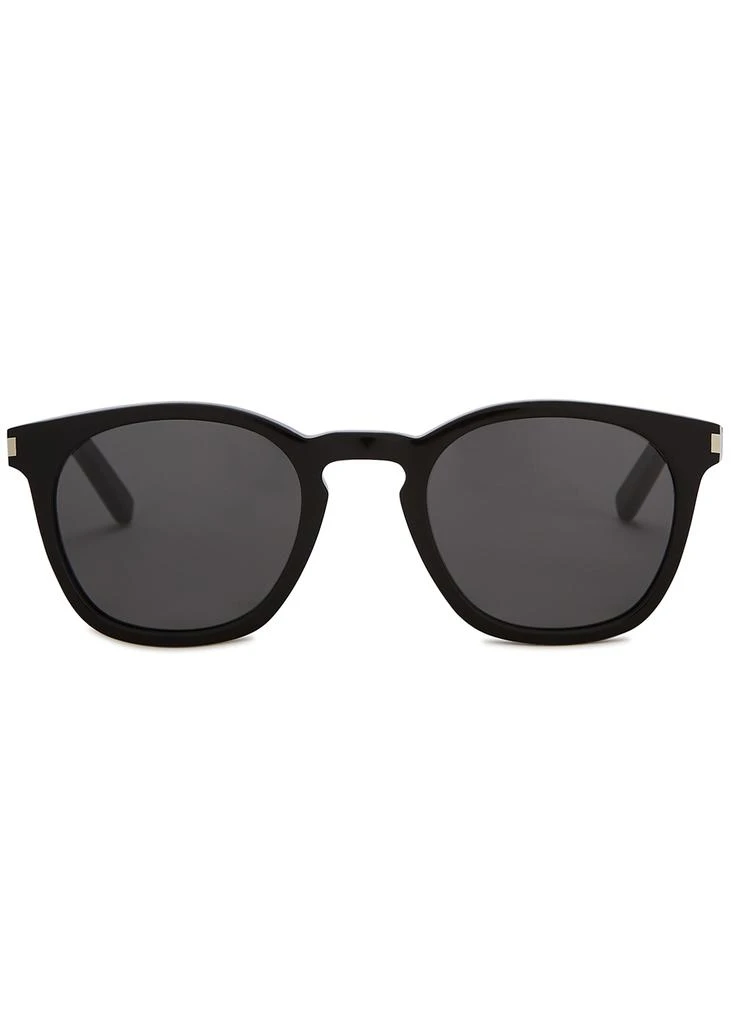 商品Yves Saint Laurent|SL28 black wayfarer-style sunglasses,价格¥2682,第2张图片详细描述