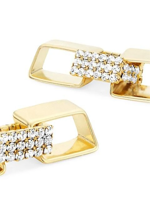 商品ROSANTICA|Milva Goldtone & Crystal Drop Earrings,价格¥1802,第4张图片详细描述