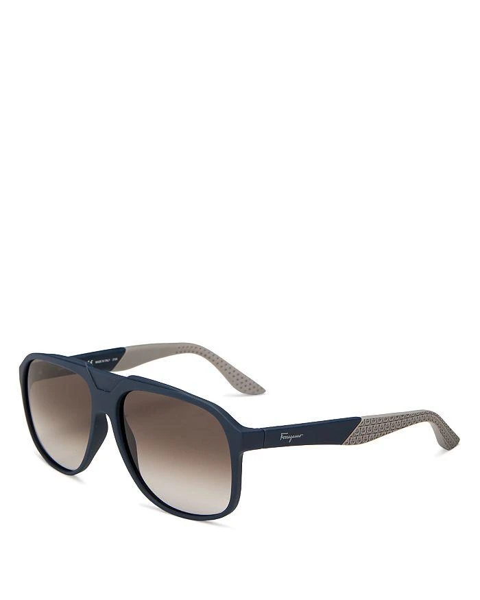 商品Salvatore Ferragamo|Salvatore  Aviator Sunglasses, 61mm,价格¥1795,第3张图片详细描述