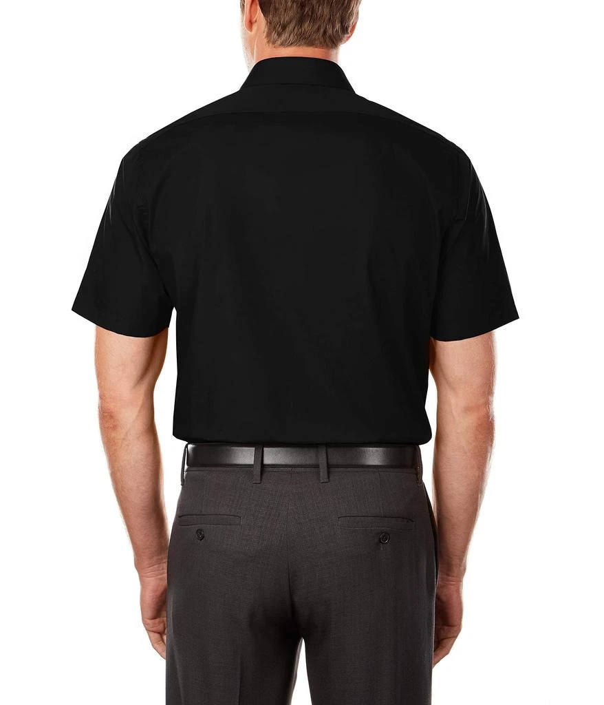 商品Van Heusen|Men's Short Sleeve Dress Shirt Regular Fit Poplin Solid,价格¥151,第3张图片详细描述