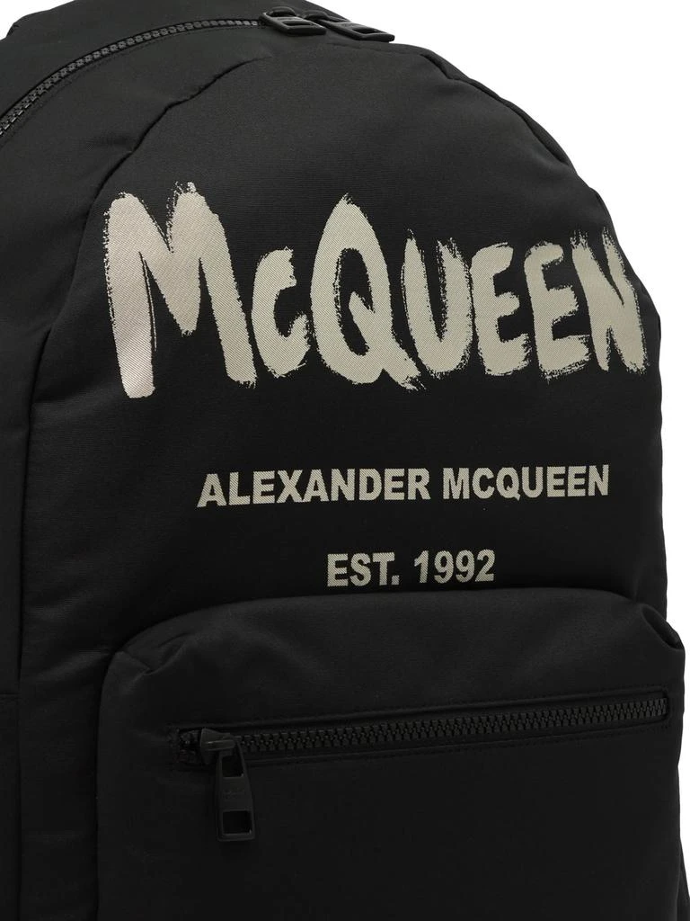 商品Alexander McQueen|Metropolitan Backpacks Black,价格¥6429,第4张图片详细描述