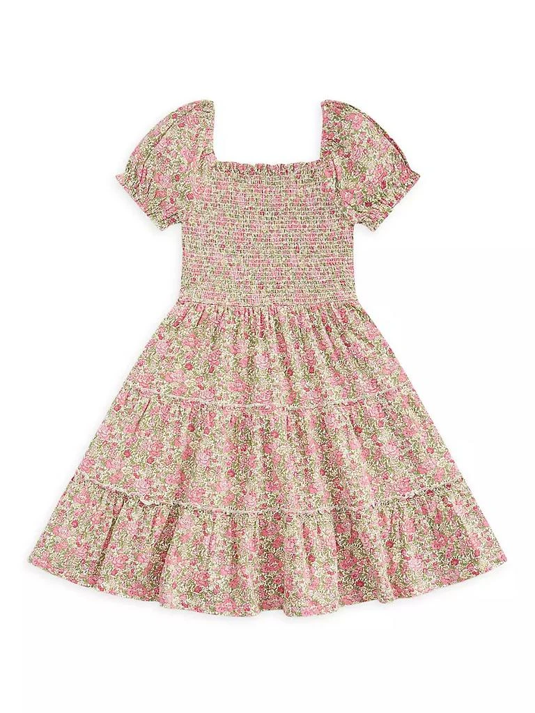 商品Ralph Lauren|Little Girl's Floral Print Dress,价格¥253,第1张图片
