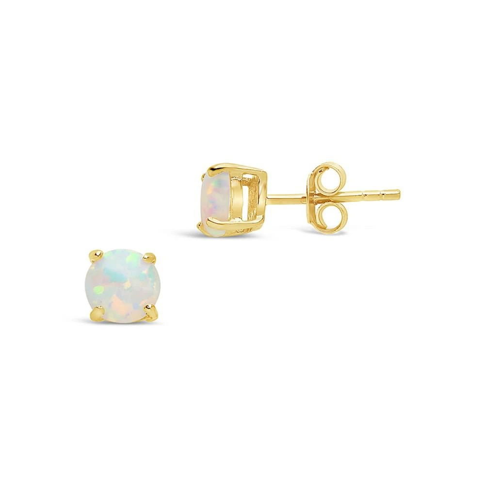 商品Sterling Forever|Opal Stud Earrings and Necklace Tis The Season Gift Set,价格¥452,第2张图片详细描述