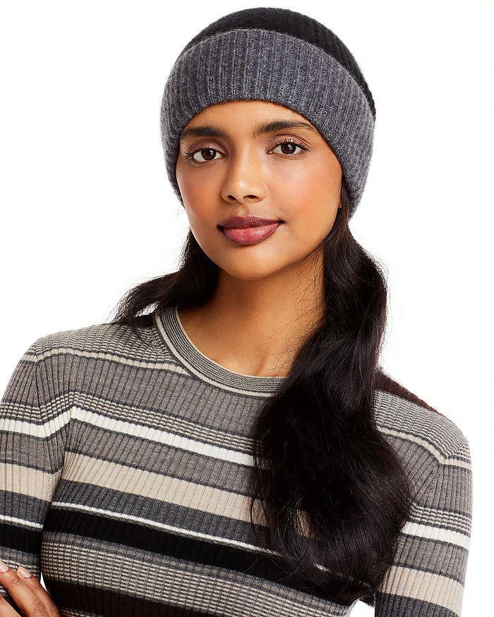 商品Echo Design|Two Tone Wool & Cashmere Beanie ,价格¥398,第1张图片