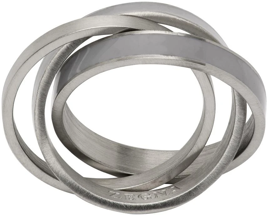 商品Zegna|银色 Infinity 戒指,价格¥2365,第1张图片