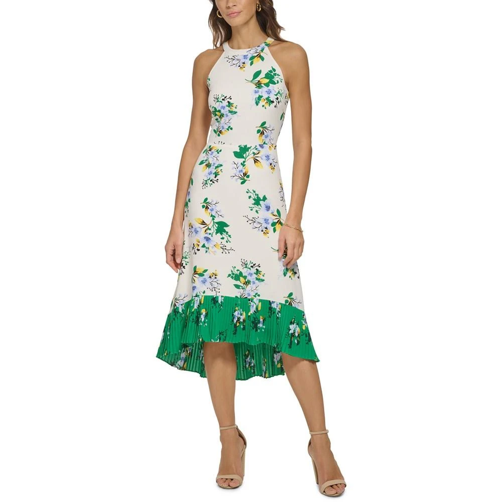 商品Kensie|Floral-Print Halter Dress,价格¥879,第1张图片