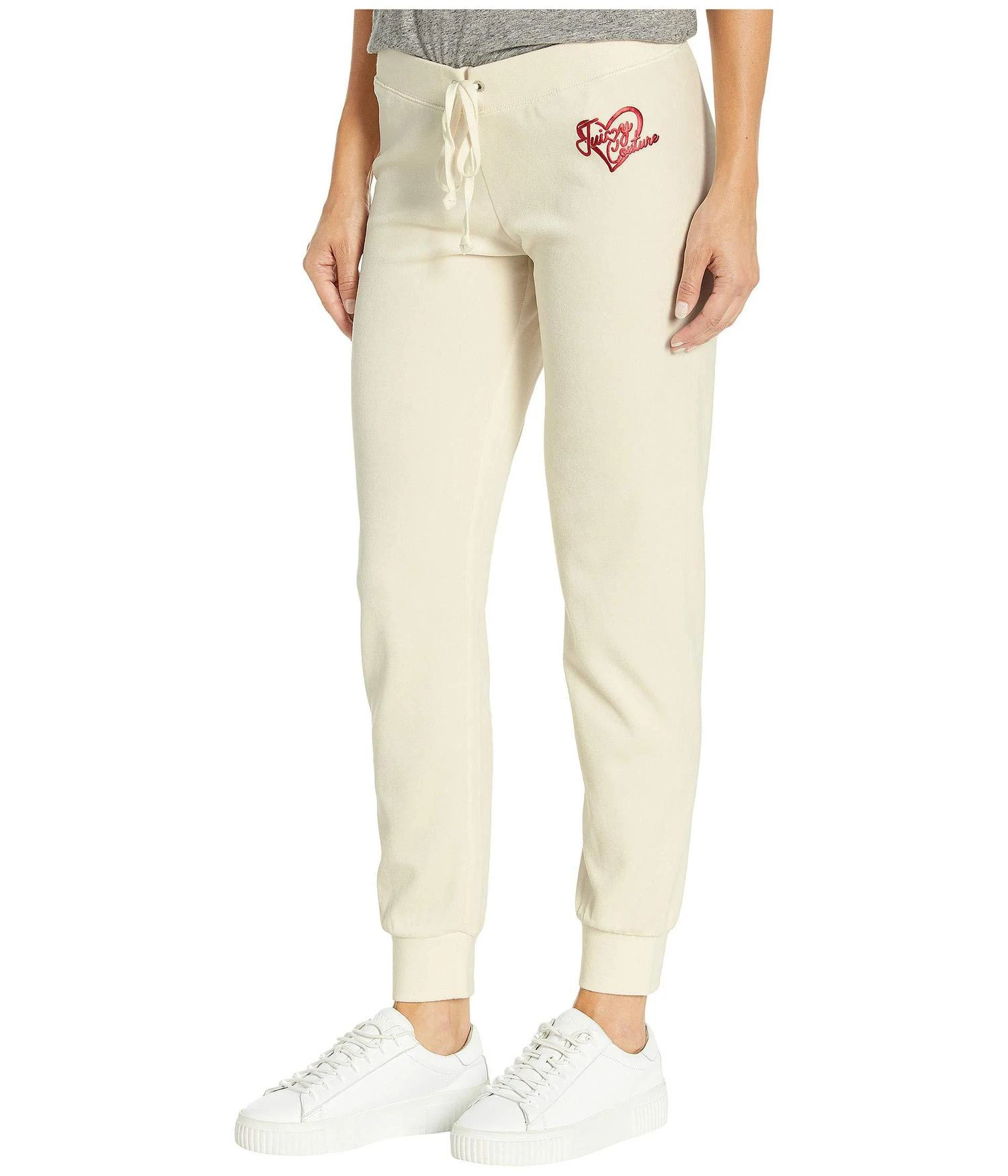 商品Juicy Couture|Juicy Heart Velour Zuma Pants,价格¥143,第2张图片详细描述