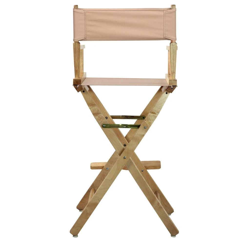 商品Casual Home|30" Director's Chair Natural Frame-Tan Canvas,价格¥776,第4张图片详细描述