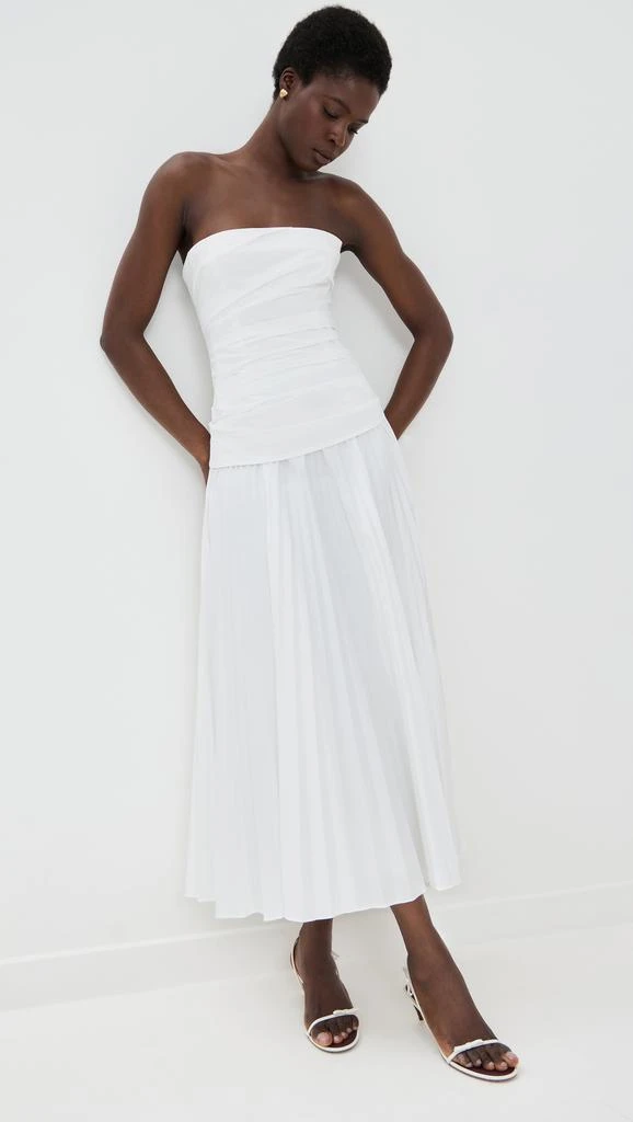 商品SIMKHAI|Arie Strapless Bustier Midi Dress,价格¥4334,第1张图片