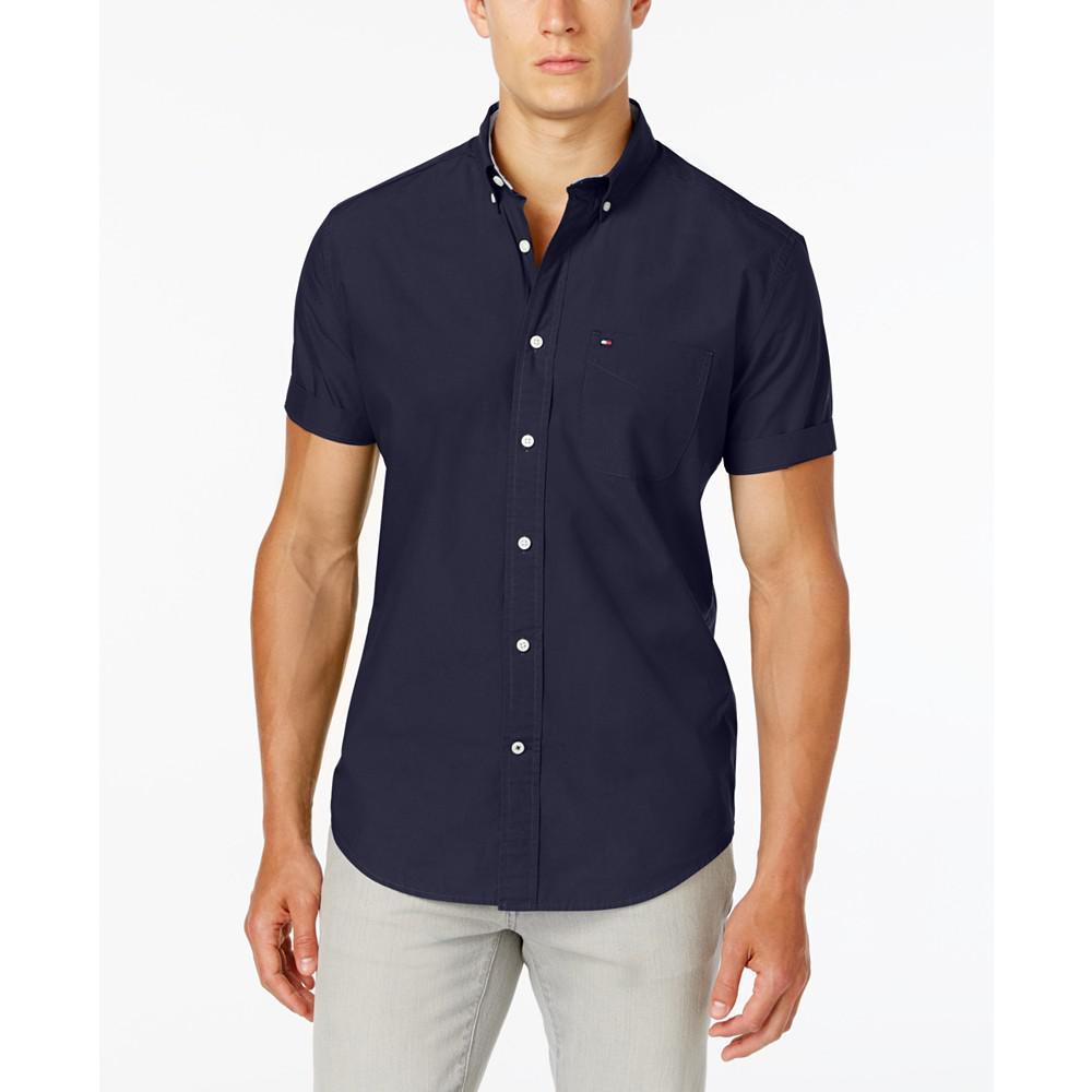 商品Tommy Hilfiger|Maxwell 男式半袖衬衣,价格¥438,第3张图片详细描述
