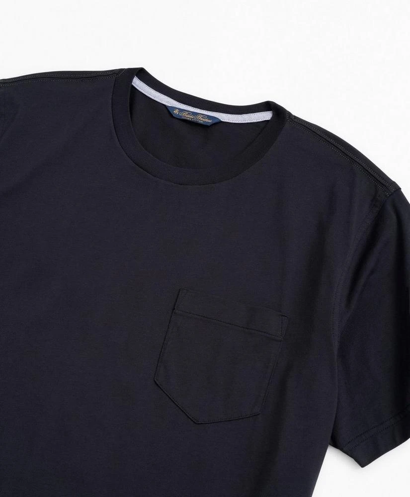 商品Brooks Brothers|Washed Supima® Cotton Pocket Crewneck T-Shirt,价格¥362,第2张图片详细描述