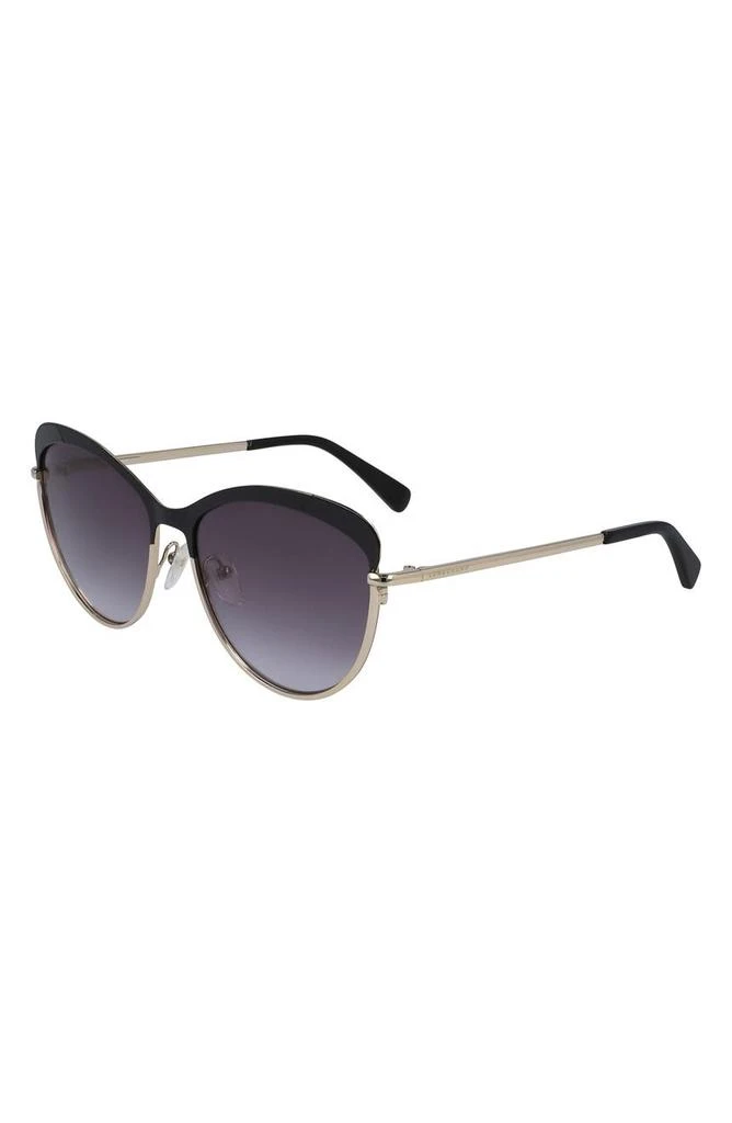 商品Longchamp|Heritage 58mm Gradient Butterfly Sunglasses,价格¥375,第2张图片详细描述