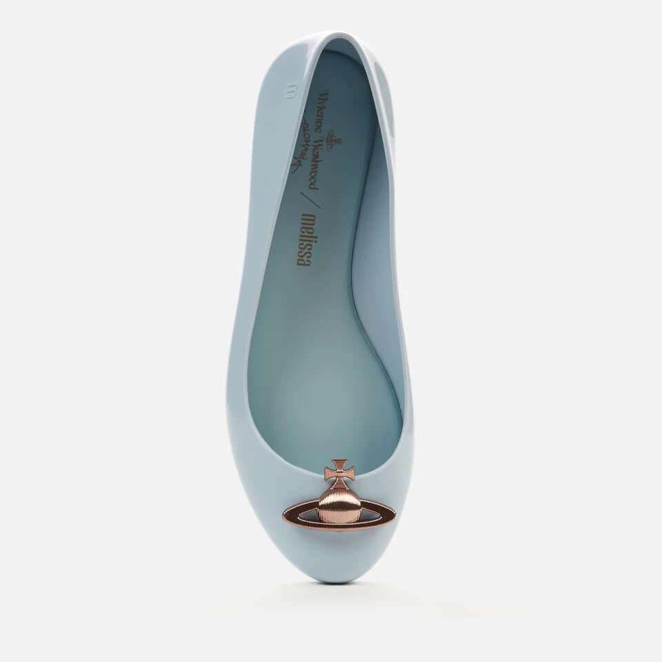 商品Vivienne Westwood|VIVIENNE WESTWOOD FOR MELISSA WOMEN'S SWEET LOVE BALLET FLATS - SKY,价格¥583,第3张图片详细描述