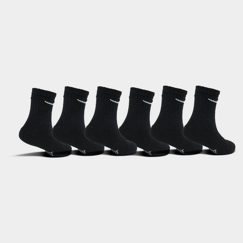 商品Jordan|Kids' Toddler Nike Dri-FIT Crew Socks (6-Pack),价格¥74,第2张图片详细描述
