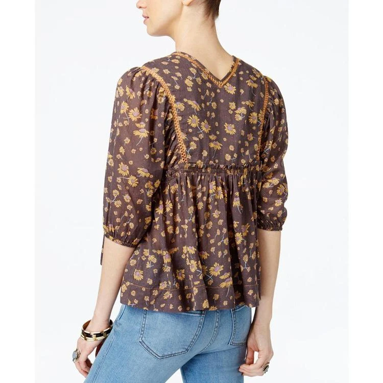 商品Free People|Never A Dull Moment Printed Cotton Top,价格¥254,第3张图片详细描述