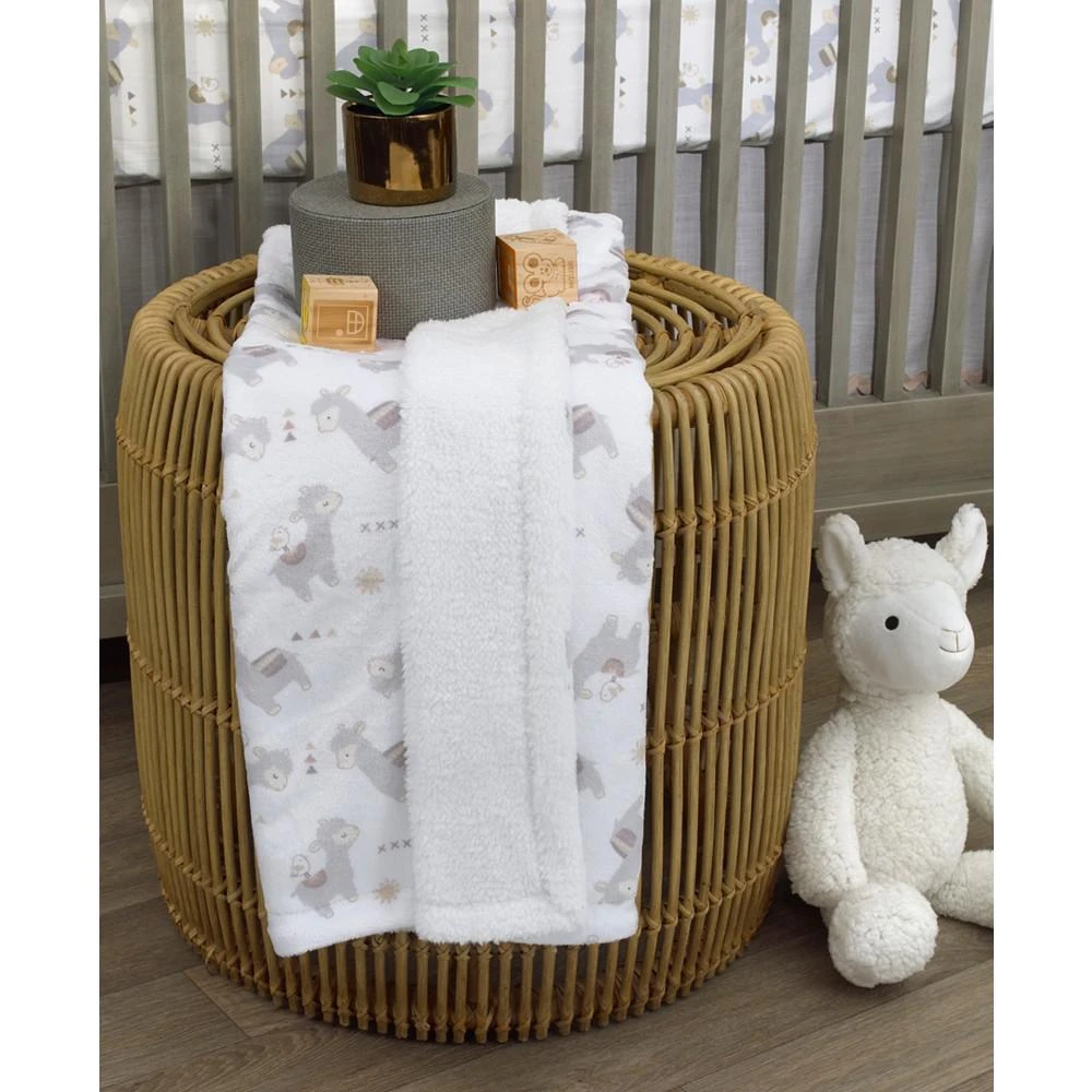 商品Macy's|Mama's Little Llama Super Soft Baby Blanket,价格¥275,第3张图片详细描述