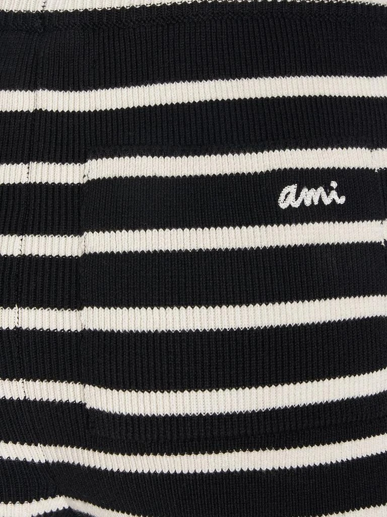 商品AMI|Ami Striped Sailor Cotton Mini Shorts,价格¥3024,第3张图片详细描述