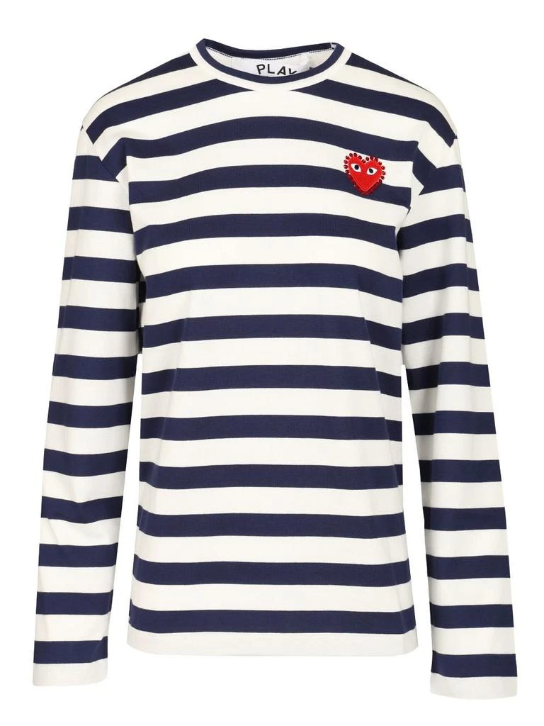 商品Comme des Garcons|Comme des Garçons Play Embellished Striped Jumper,价格¥803,第1张图片