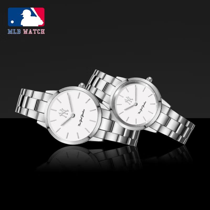 欧美时尚防水石英表金色钢表带男女手表MLB-TP013商品第8张图片规格展示