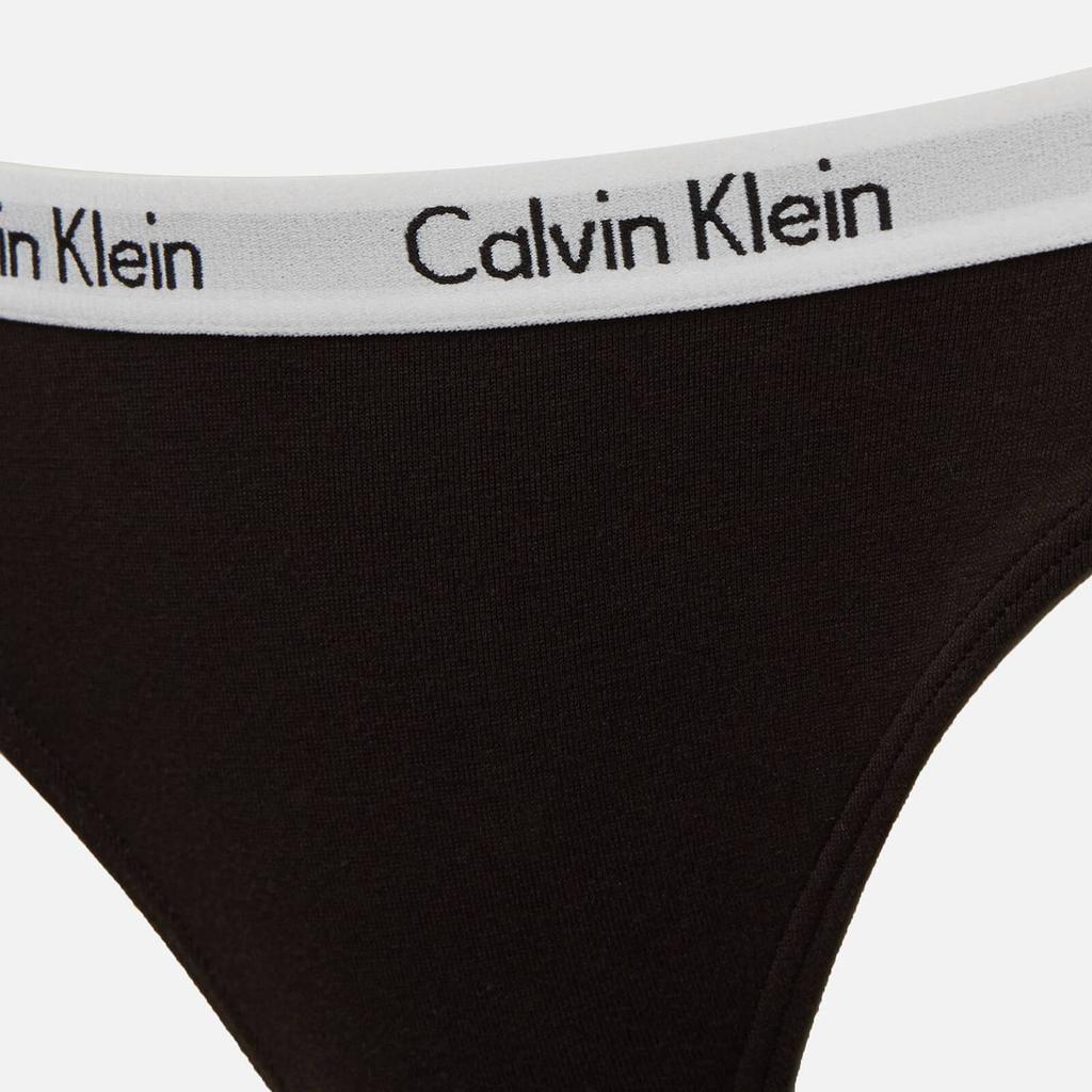商品Calvin Klein|Calvin Klein Women's 3 Pack Bikini Briefs - Black,价格¥350,第6张图片详细描述