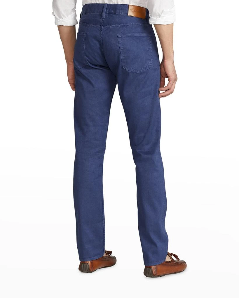 商品Ralph Lauren|Men's Slim Fit Linen-Cotton Stretch Jeans,价格¥2224,第4张图片详细描述