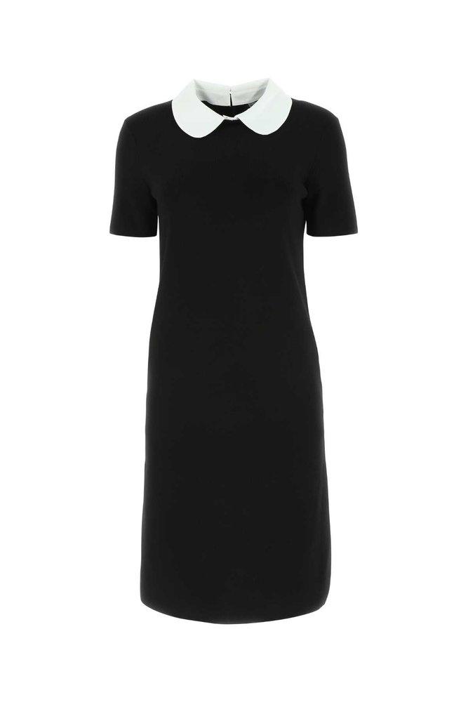 Tory Burch Two-Tone Short-Sleeved Dress商品第1张图片规格展示