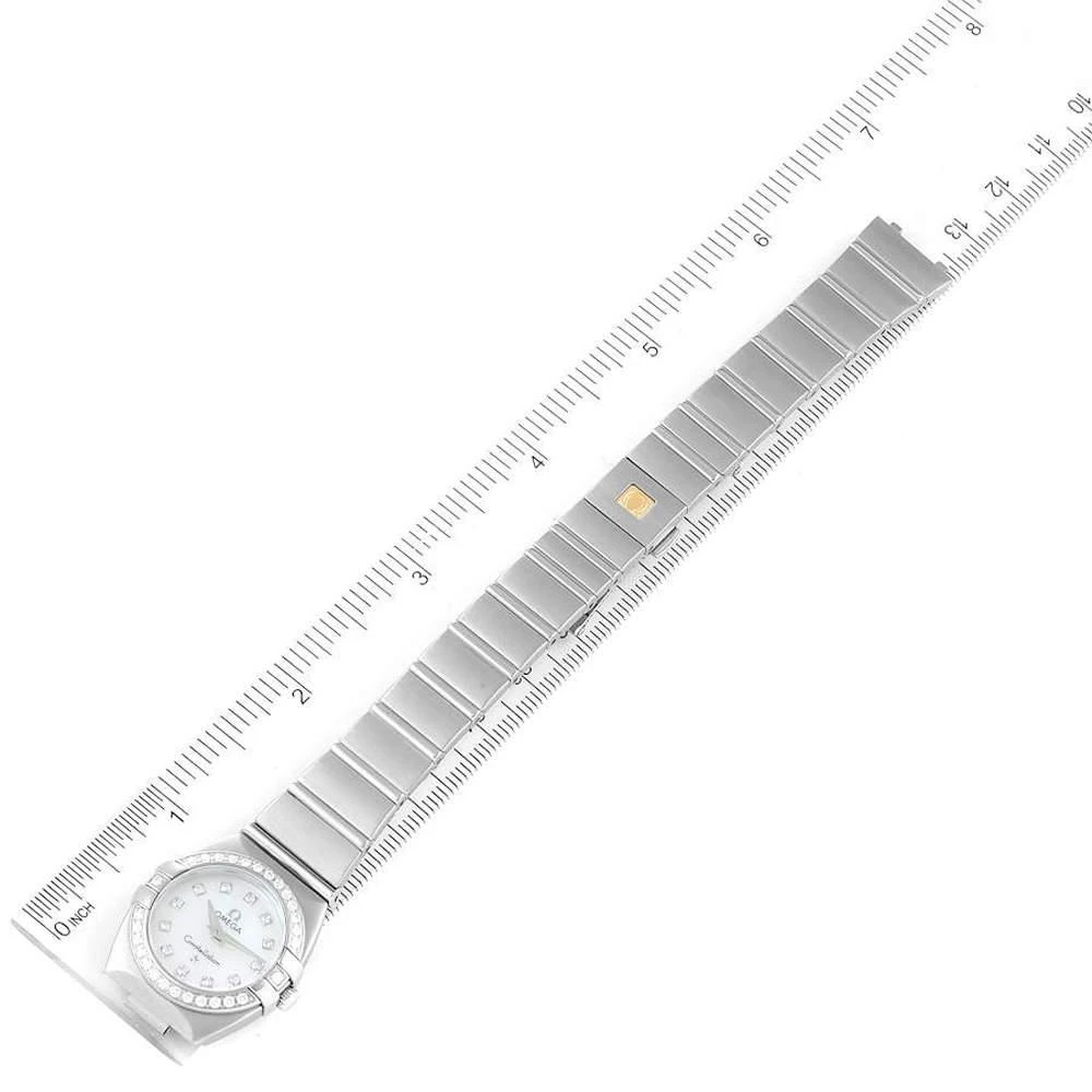 Omega MOP Diamonds Stainless Steel Constellation 123.15.24.60.05.001 Women's Wristwatch 24 mm 商品