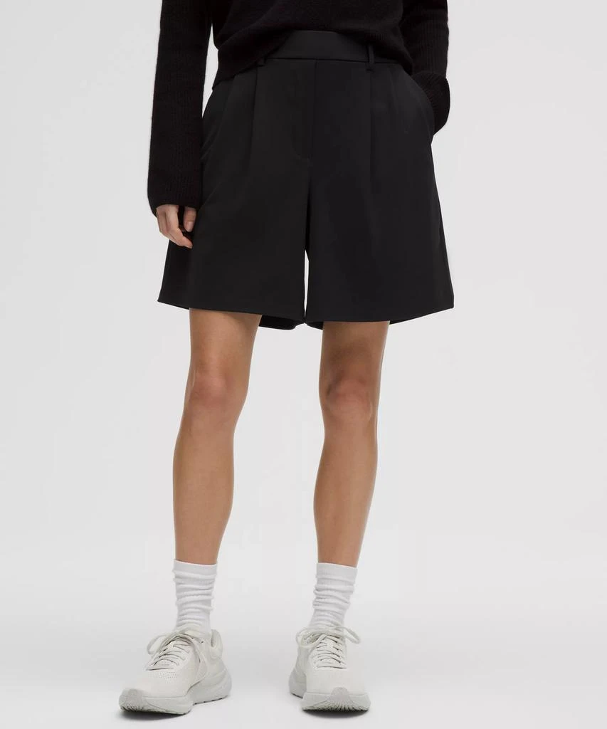商品Lululemon|Daydrift Pleated High-Rise Short 7",价格¥756,第1张图片