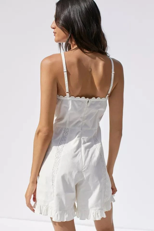 Urban Outfitters UO Juliette Lace Inset Romper 3