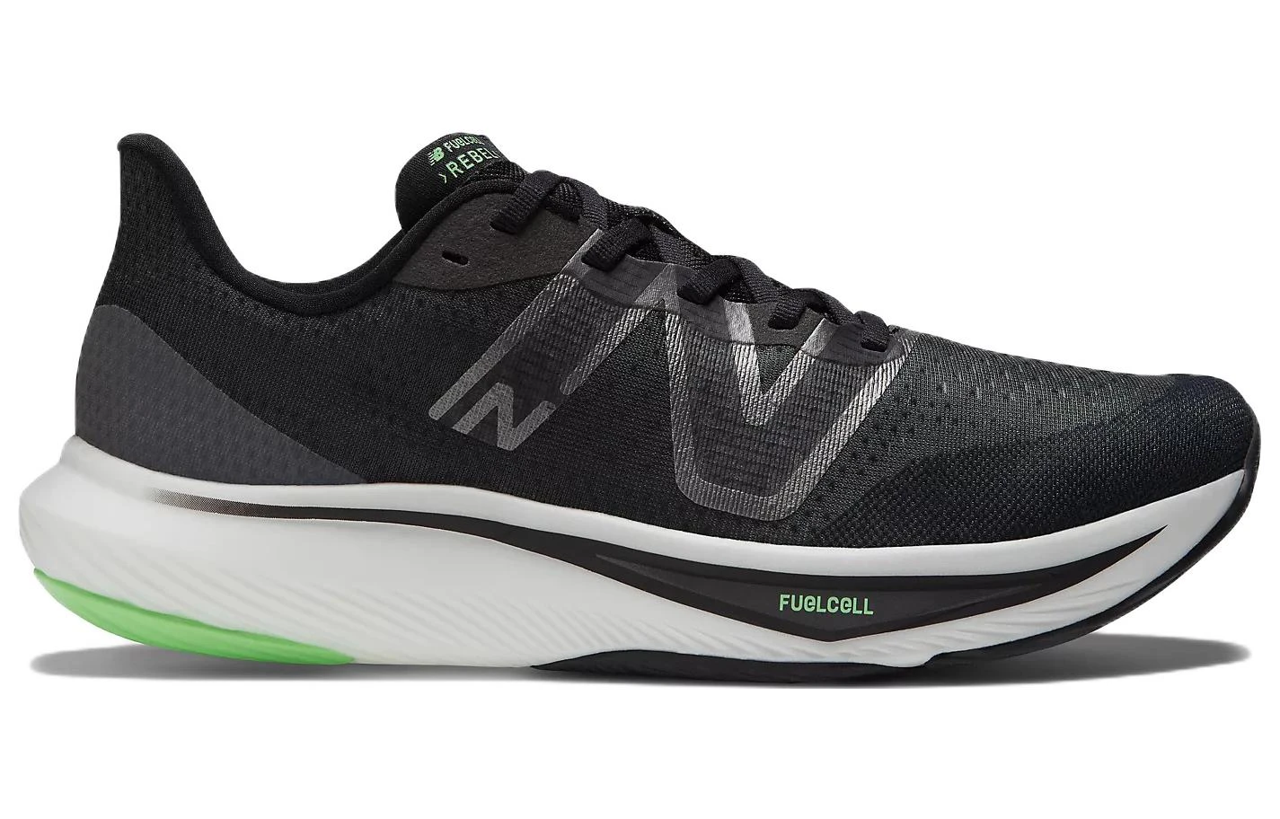 商品[国内直发] New Balance|NB FuelCell 菁英舒适 织物耐磨防滑透气轻便 低帮 训练跑步鞋 男款 黑白,价格¥475,第3张图片详细描述