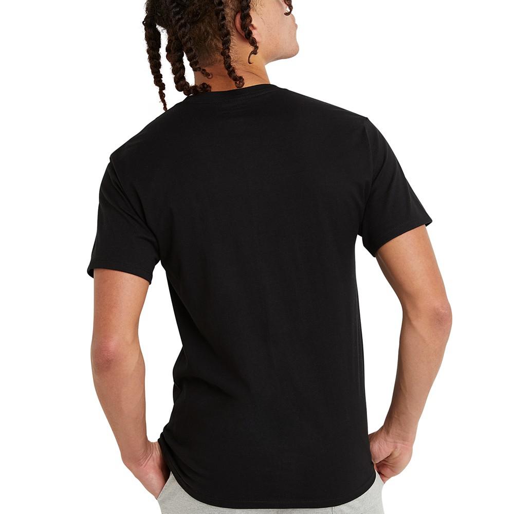 Men's Classic Script Logo Graphic Short-Sleeve T-Shirt商品第2张图片规格展示