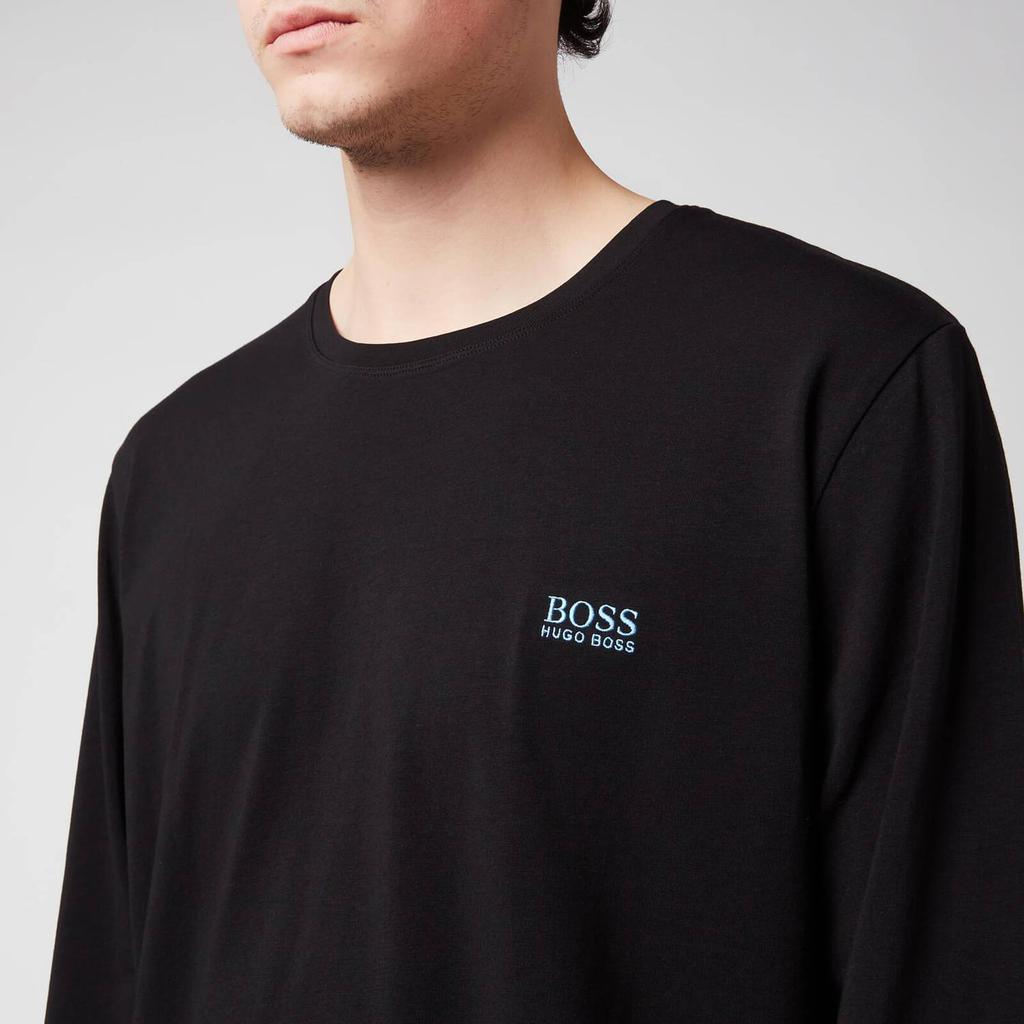 BOSS Bodywear Men's Regular Fit Longsleeve Top - Charcoal商品第3张图片规格展示