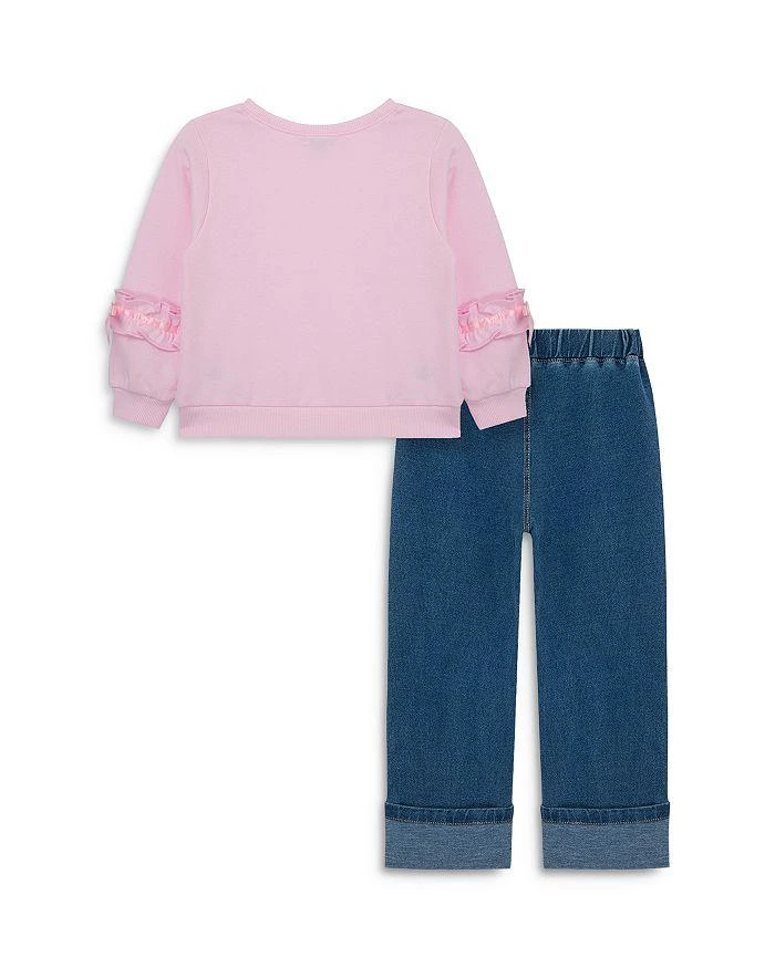 商品Habitual|Girls' Ruffled Trim Top & Jeans Set - Big Kid,价格¥302,第2张图片详细描述