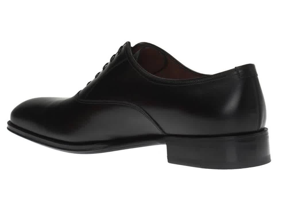 商品Salvatore Ferragamo|Salvatore Ferragamo Mens Plain Toe Oxfords In Black, Brand Size 6 EEE,价格¥1756,第4张图片详细描述