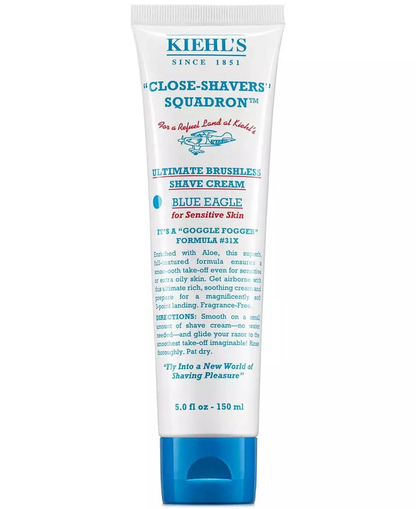 商品Kiehl's|Ultimate Brushless Shave Cream - Blue Eagle, 5-oz.,价格¥137,第1张图片