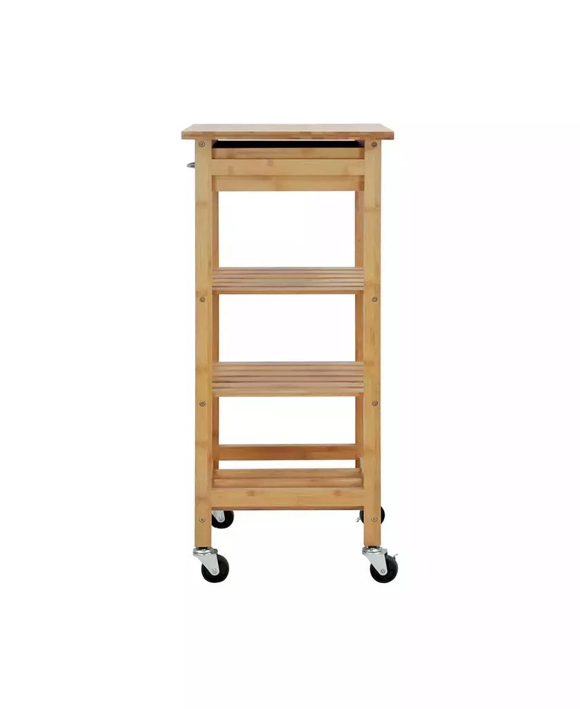 商品Oceanstar|Bamboo Kitchen Trolley,价格¥612,第3张图片详细描述